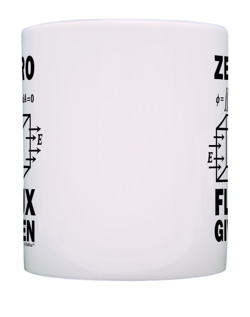 ThisWear Science Nerd Gifts for Adults Zero Flux Given Gauss Law Physics Science Teacher Gifts Funny Science Gift 11oz Ceramic Coffee Mug with Handle - Image 4